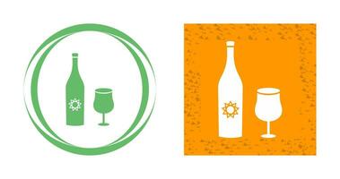 Goblet and Wine Vector Icon