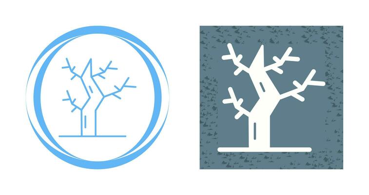 Dry Tree Vector Icon