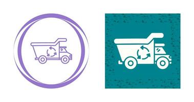 Recycling Truck Vector Icon