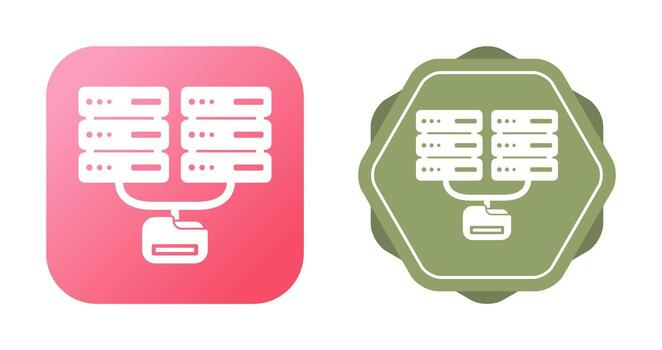 icono de vector de base de datos