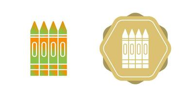 Crayons Vector Icon