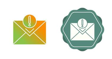 Urgent Mail Vector Icon