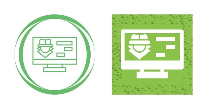 icono de vector de piratería