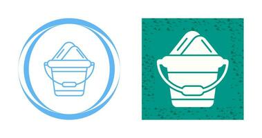 Sand Bucket Vector Icon