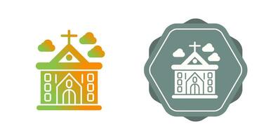 icono de vector de iglesia