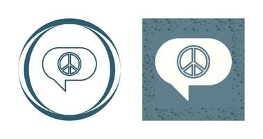 Peace Chat Vector Icon