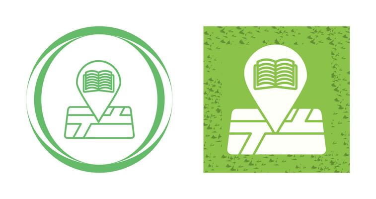 Library Location Vector Icon