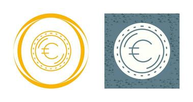 icono de vector de moneda euro