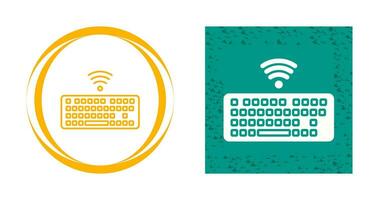 Wireless Keyboard Vector Icon