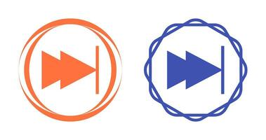Move to End Vector Icon