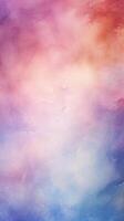 Artistic Watercolor Texture with Soft Blended Colors, Creating a Visually Calming Background for Marketing Content photo