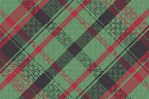 Tartan plaid pattern with texture. vector