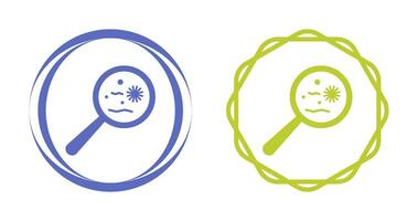 Magnified Bacteria Vector Icon