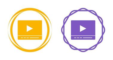 Video Player Vector Icon