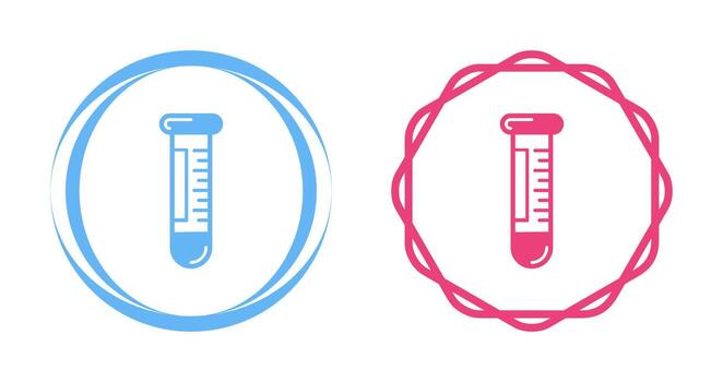Sample Tubes Vector Icon