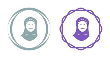 Islamic Woman Vector Icon