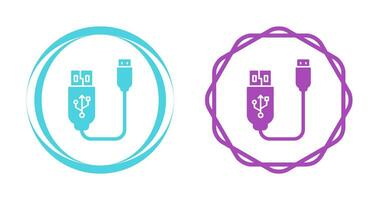 Usb Cable Vector Icon