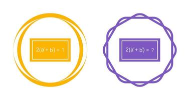 Solving Formula Vector Icon