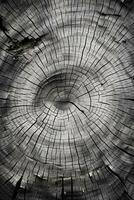 detallado textura de árbol ladrar en monocromo con un orgánico sentir, ideal para ambiental campañas ai generativo foto