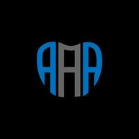 AA letter logo creative design. AA unique design. vector