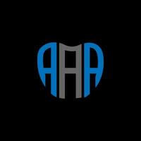 AA letter logo creative design. AA unique design. vector