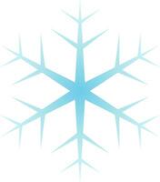 Snowflake icon vector in the cold season. Snowflake design as an icon, symbol, winter or Christmas decoration. Snowflake icon graphic resource for cold season celebration design