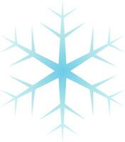 Snowflake icon vector in the cold season. Snowflake design as an icon, symbol, winter or Christmas decoration. Snowflake icon graphic resource for cold season celebration design