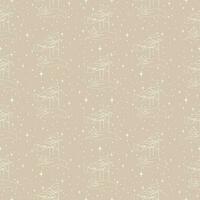 Halloween witchcraft pattern with hands on beige background vector