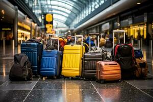 Dealing with lost luggage can be a travelers worst nightmare causing delays and inconvenience photo