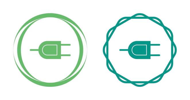 icono de vector de enchufe