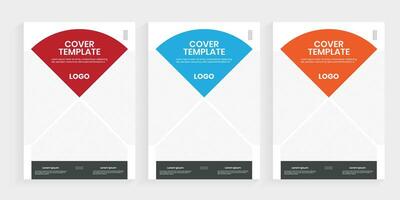 Corporate Business Brochure Cover Template. Corporate booklet design theme layout abstract creative and modern pages theme Vector. vector