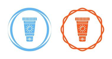 Sunscreen Vector Icon