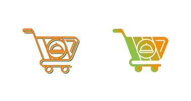 Food Cart Vector Icon