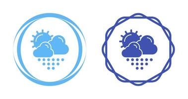 icono de vector de pronóstico del tiempo