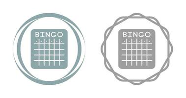 icono de vector de bingo