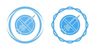 No Vaccines Vector Icon