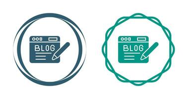 Blog Vector Icon