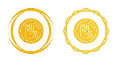 No Passing Vector Icon