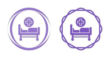 Hospital Bed Vector Icon