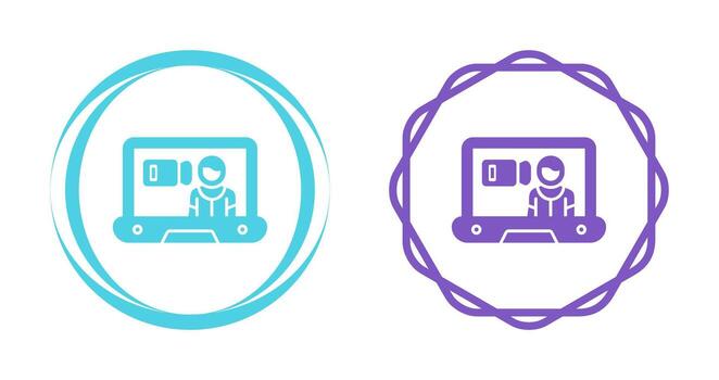 icono de vector de entrevista