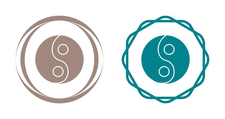Yin Yang Vector Icon