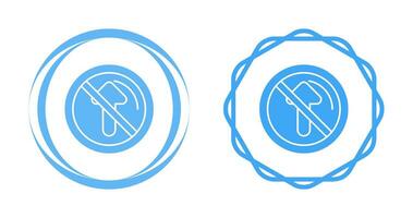 No Passing Vector Icon