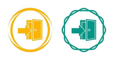 Exit Door Vector Icon