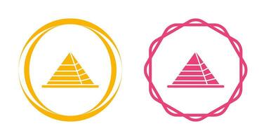 icono de vector de pirámide