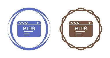 Blog Vector Icon