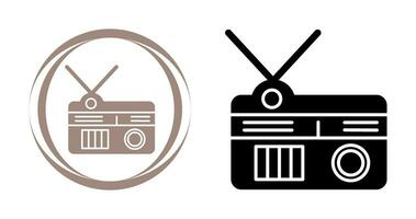 icono de vector de radio