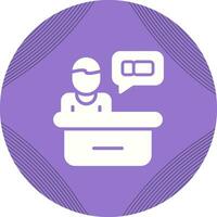 Support Ticket Vector Icon