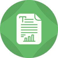 Text Analytics Vector Icon