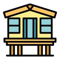 House icon vector flat