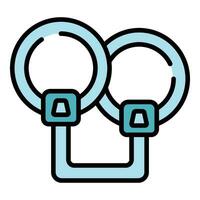 Home handcuff icon vector flat